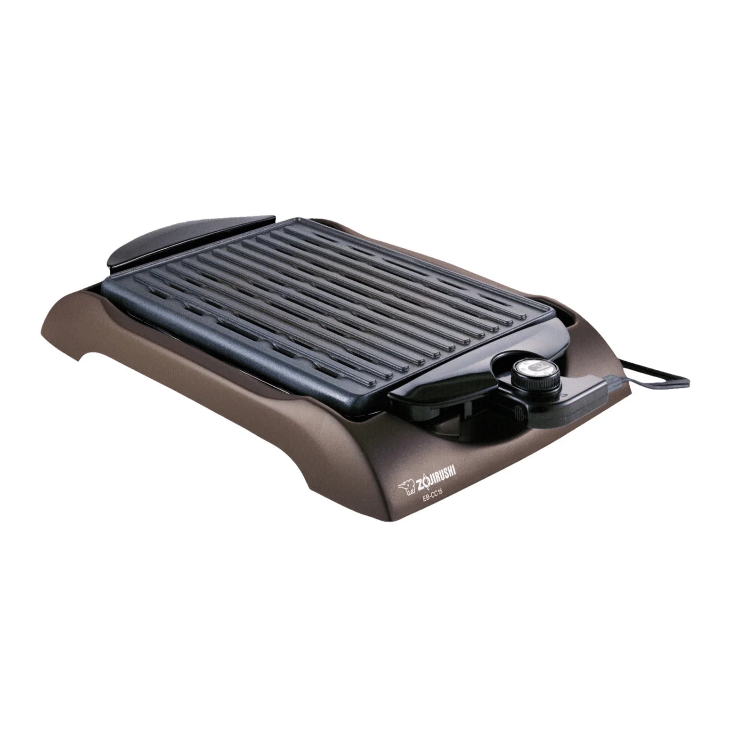EB-CC15 Indoor Electric Grill with Silicone Handle Tongs Set and Spatula Set