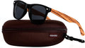 Wood Sunglasses Polarized for Men Women Uv Protection Wooden Bamboo Frame Mirrored Sun Glasses
