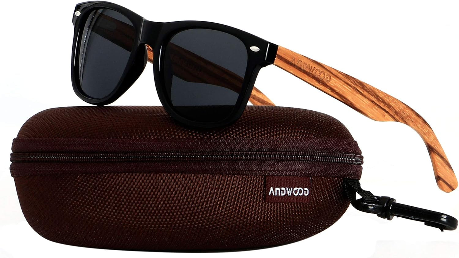 Wood Sunglasses Polarized for Men Women Uv Protection Wooden Bamboo Frame Mirrored Sun Glasses