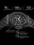 New Vintage Watch Men'S Watch Classic Business Steel Band Quartz Watch Waterproof Leisure Foreign Trade Watch Men'S Watch