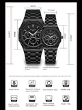 New Vintage Watch Men'S Watch Classic Business Steel Band Quartz Watch Waterproof Leisure Foreign Trade Watch Men'S Watch