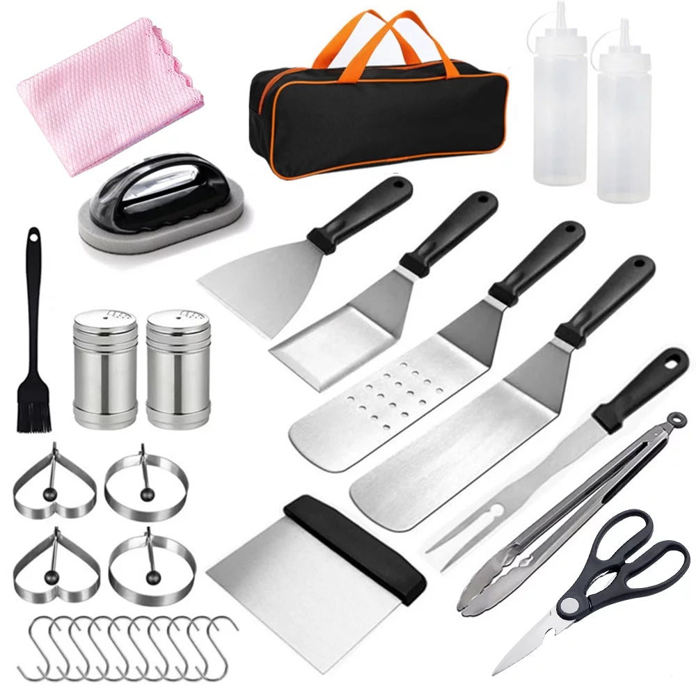 30 Pcs Griddle Accessories Kit BBQ Set Grilling Tool Kit for Blackstone Griddle Accessories