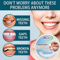 Reusable Veneers Teeth Snap on Beautiful Smile Teeth with Comfortable Fit Temporary Teeth for Missing Chipped Stained Teeth