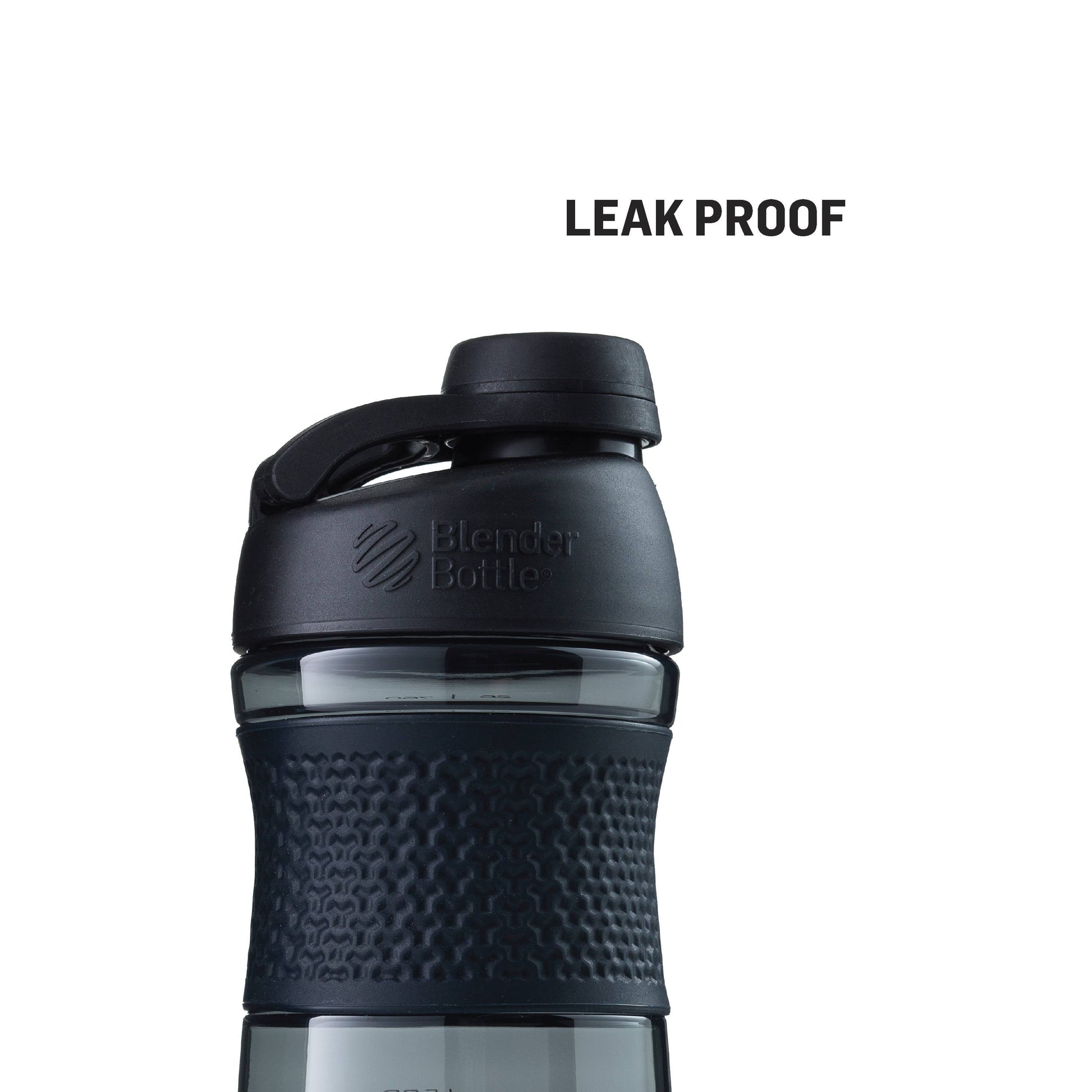 Sportmixer 28 Oz Black Shaker Cup with Foldaway Loop