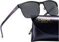 Metal Mens Sunglasses Polarized UV400 Protection for Driving Fishing Hiking Golf Everyday Use CA5225