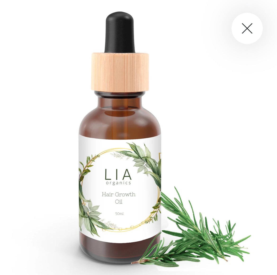 ​Lia Organics Hair Regrowth Oil – Organic & Vegan Formula​