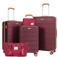 5-Piece ABS Luggage Set with Spinner Wheels & TSA Lock​