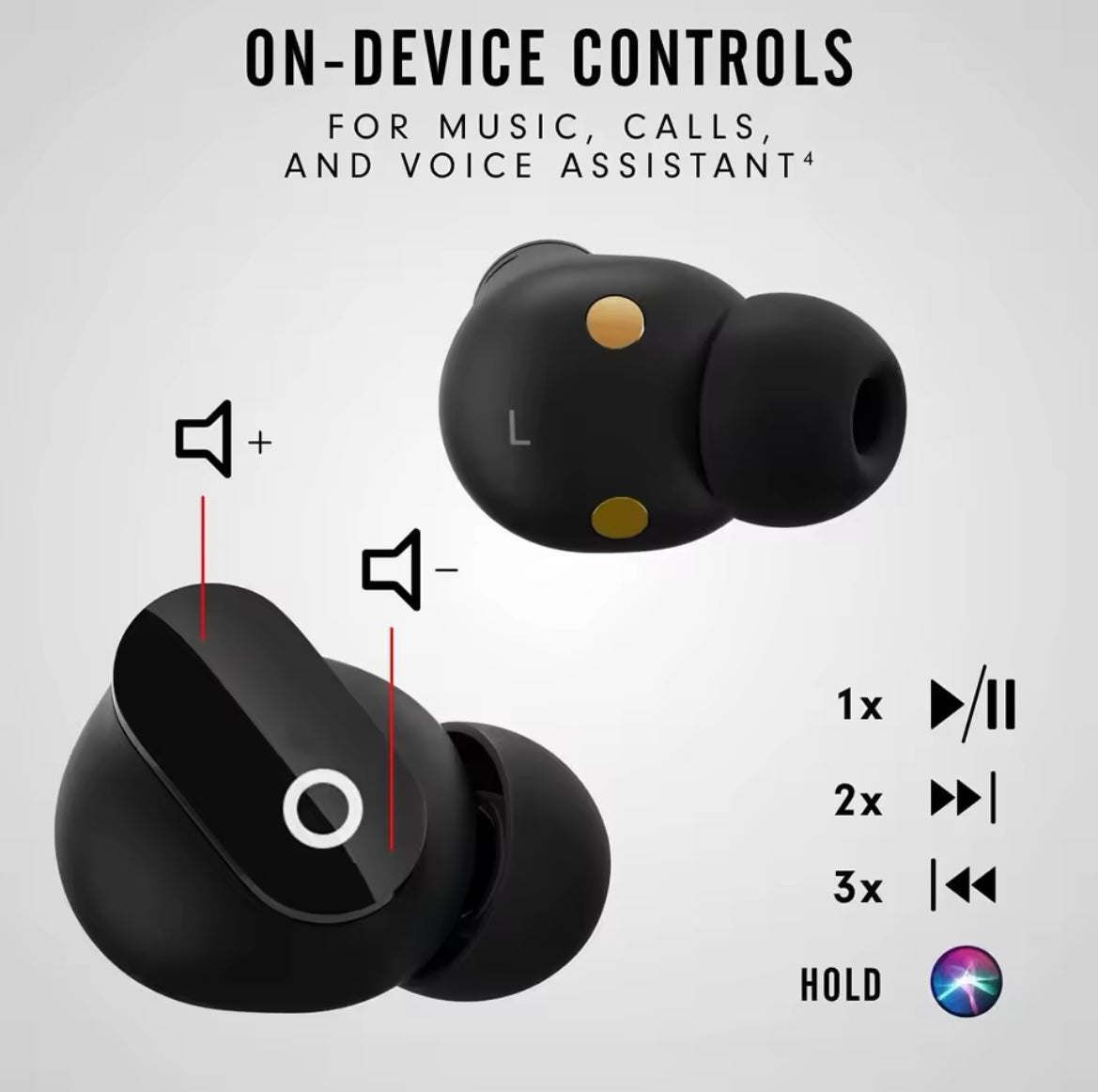 Wireless Bluetooth 5.3 HiFi Earbuds w/ Noise Canceling