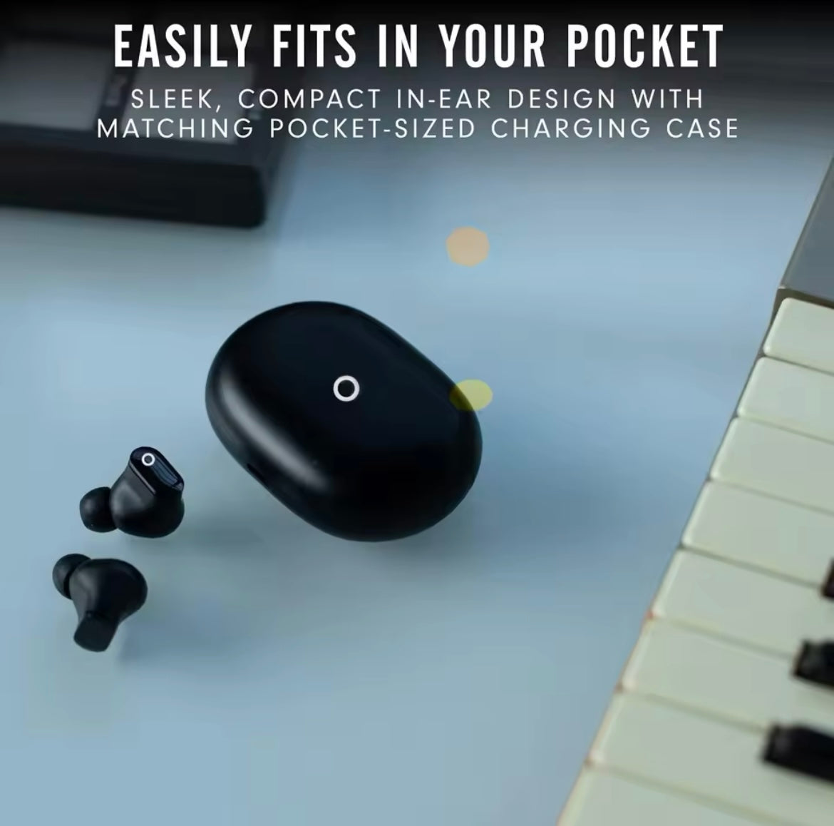 Wireless Bluetooth 5.3 HiFi Earbuds w/ Noise Canceling