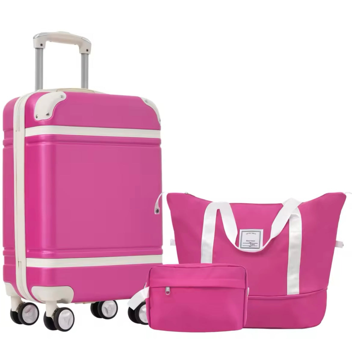 Vintage 3-Piece Hardshell Luggage Set with TSA Lock​