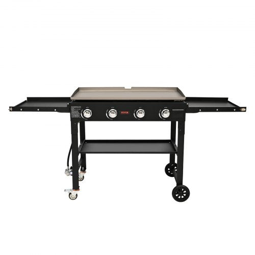 VEVOR 36" 4-Burner Outdoor Gas Griddle with Cart