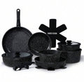 15-Piece Stackable Nonstick Cookware Set 