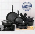 15-Piece Stackable Nonstick Cookware Set 
