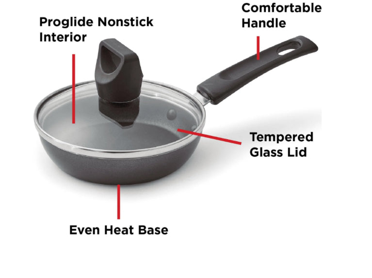 ​Nonstick Mini Egg Frying Pan with Lid – T-fal 4.5 