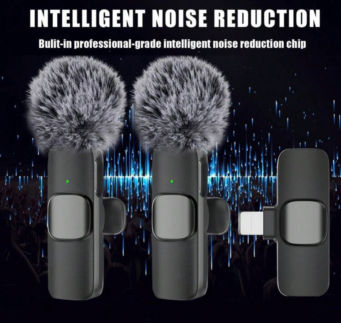 Mini Wireless Microphone for iPhone & Android