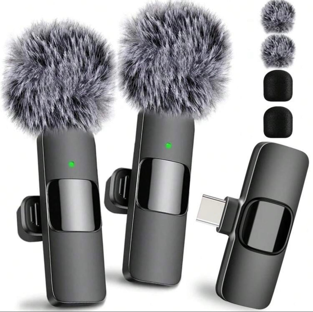 Mini Wireless Microphone for iPhone & Android