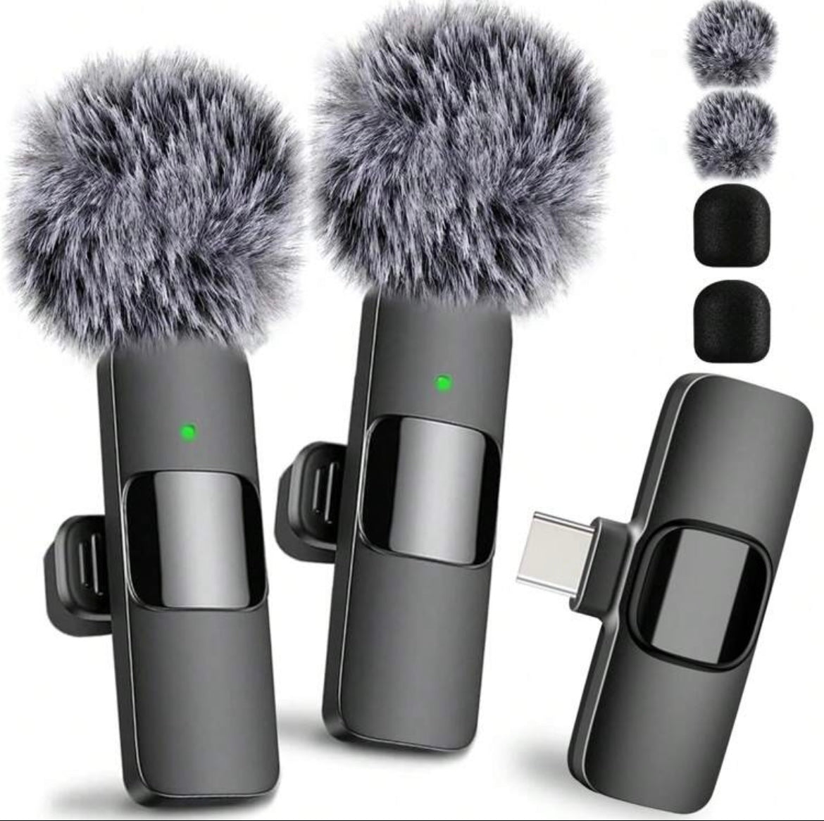 Mini Wireless Microphone for iPhone & Android