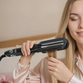 VEVOR Hair Straightener, 1.5-Inch Titanium Flat Iron, Dual Infrared Hair Straightener Flat Iron with LCD Display and 19 Temp Levels - 210¡Ãf to 450¡Ãf, Dual Voltage 110V/240V for Salon Home Travel Use