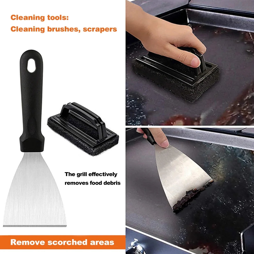 30 Pcs Griddle Accessories Kit BBQ Set Grilling Tool Kit for Blackstone Griddle Accessories