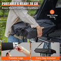 Outdoor Pizza Oven 12In Pellet & Charcoal Fired Maker, Portable outside Stainless Steel Grill for Backyard Party Camping